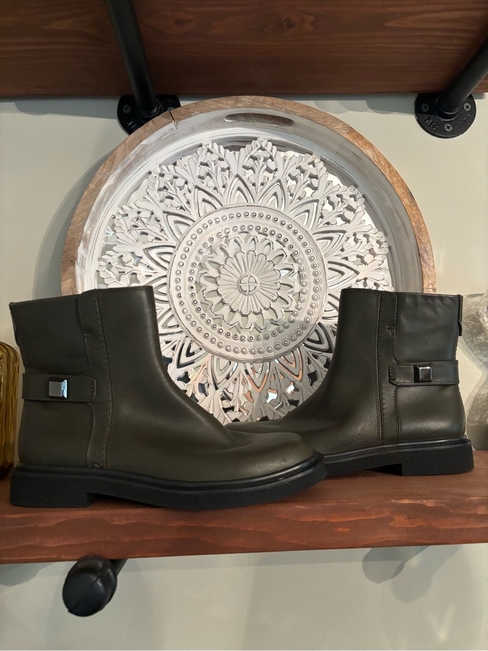 Franco Sarto Axel leather ankle boots